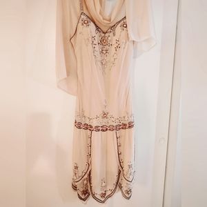 Unique Vintage Flapper Style Dress